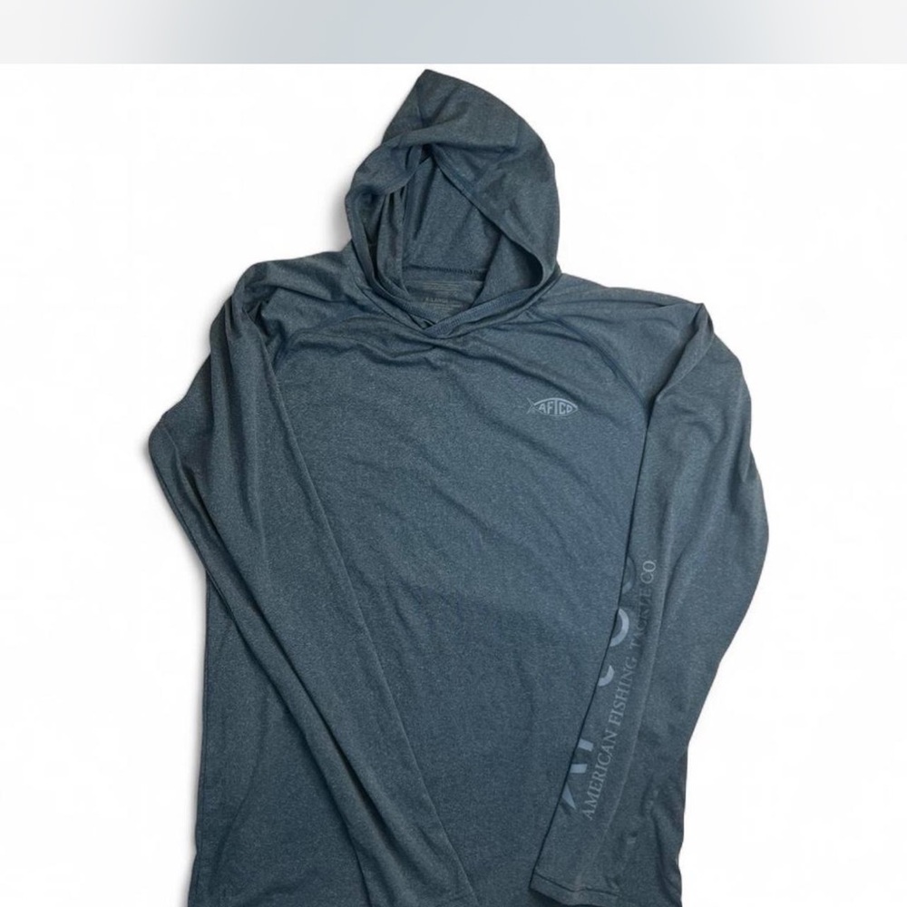 AFTCO‎ Heather Blue Hoodie